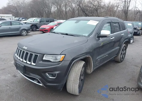 2015 Jeep Grand Cherokee Overland z USA, uszkodzony, nr VIN 1C4RJFCG2FC859730